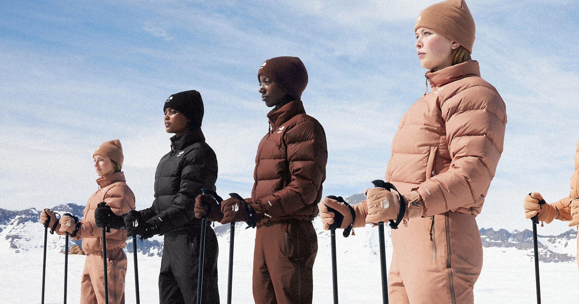 Skims’ Collab With The North Face Is Here — And It’s Every Snow Bunny’s Dream