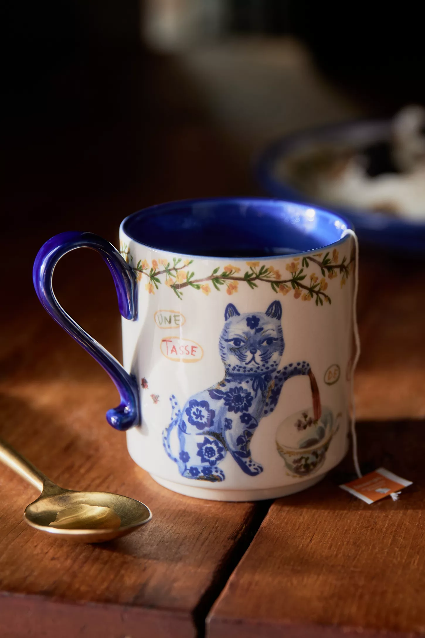 Anthropologie Carole Akins Furry Friends factory Desert Plate & Mug Set 5 Pieces NWT