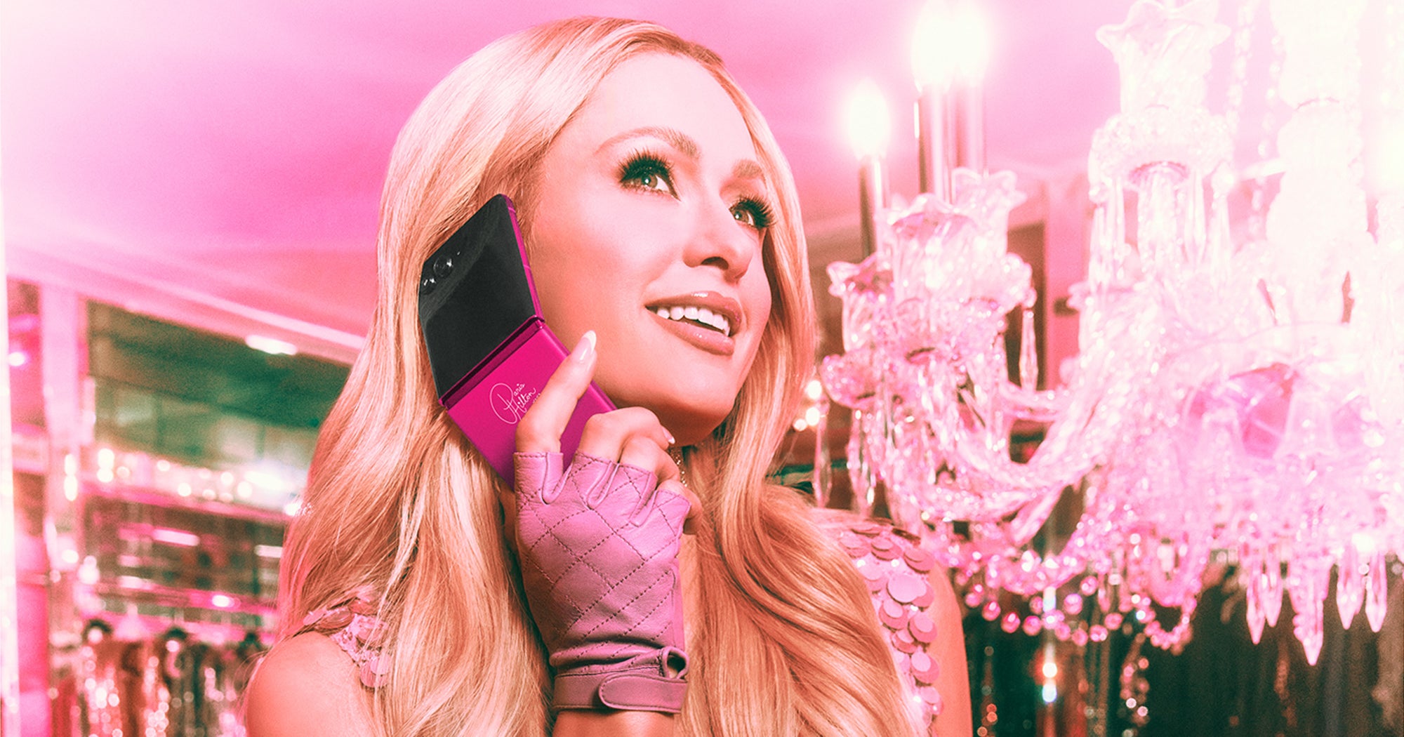 The Paris Hilton Motorola Razr+ Is Peak Y2K Revival