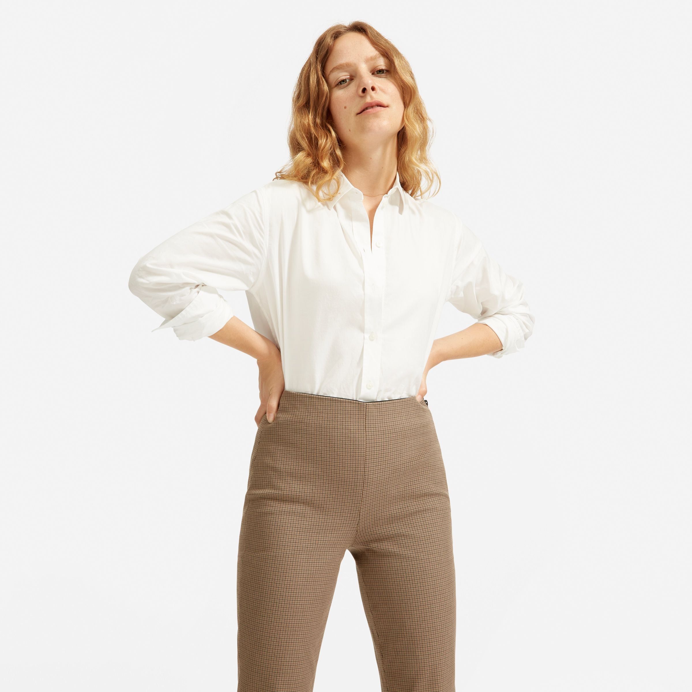 Everlane kick store crop work pant