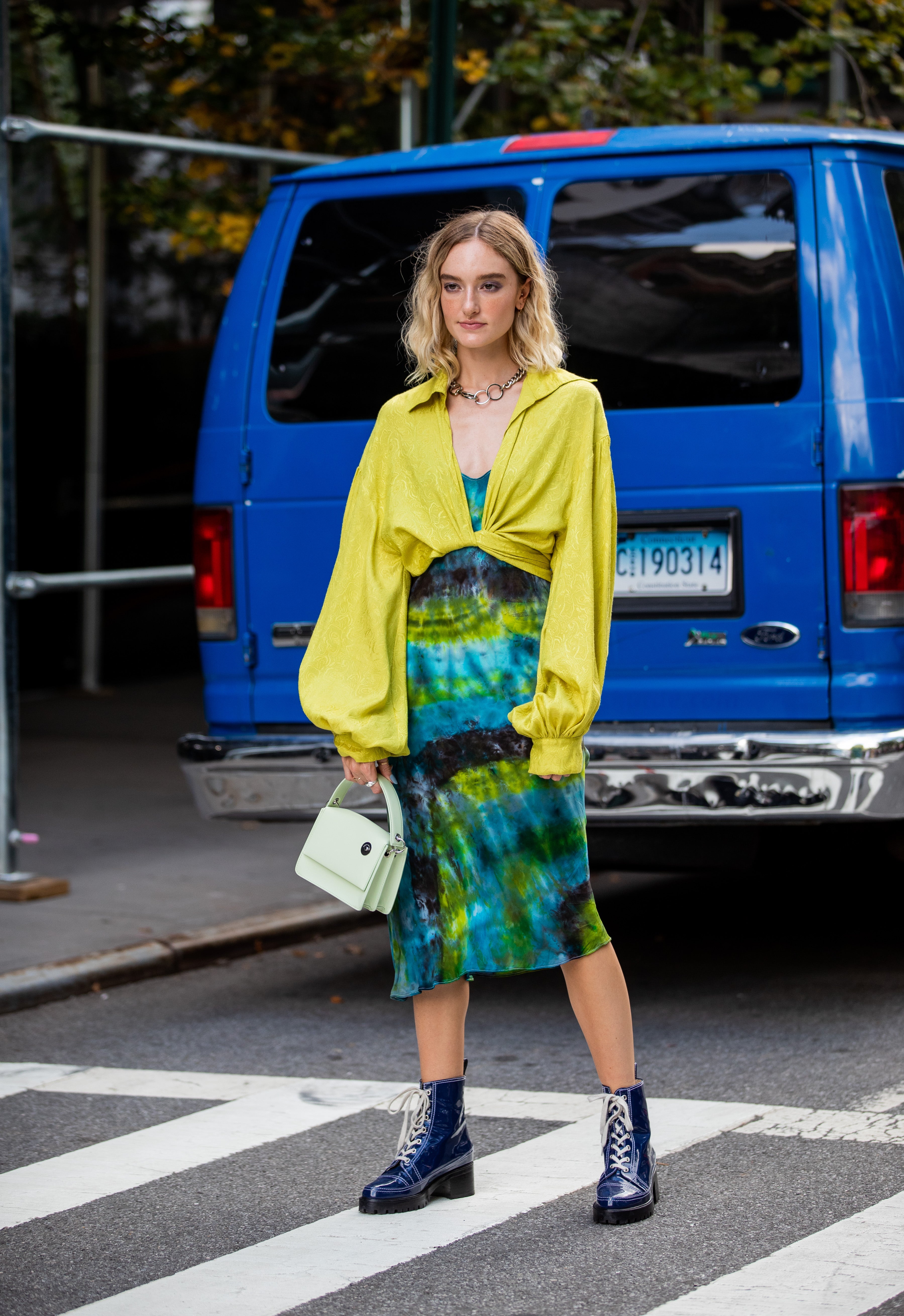 The Street Style Crowd Played With Color Coordination on Day 6 of New York  Fashion Week - Fashionista