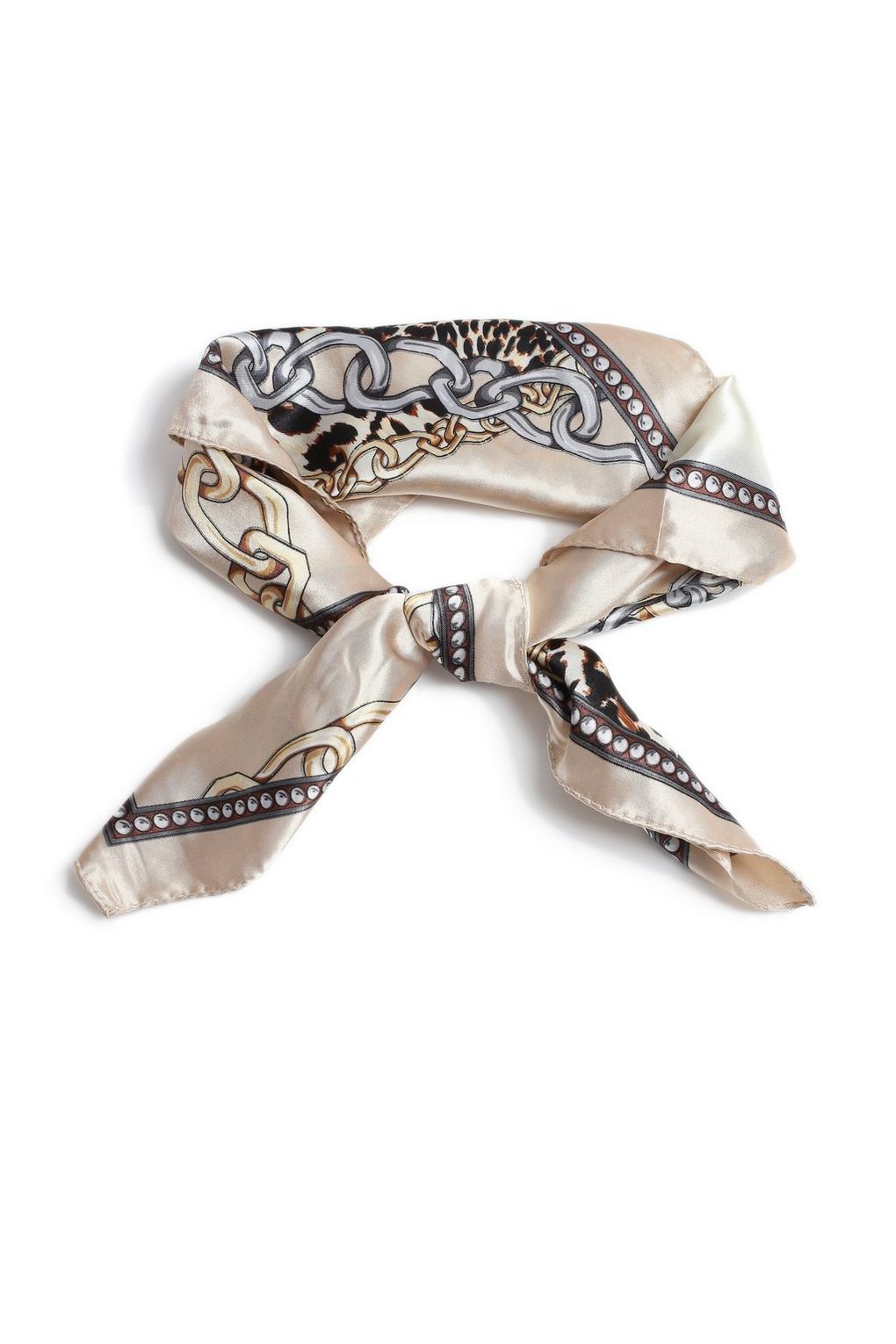 Topshop + Chain Print Head Scarf