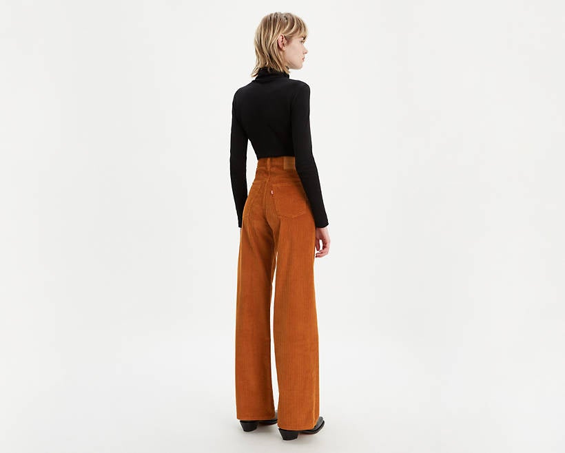 levi's ribcage wide leg corduroy pants