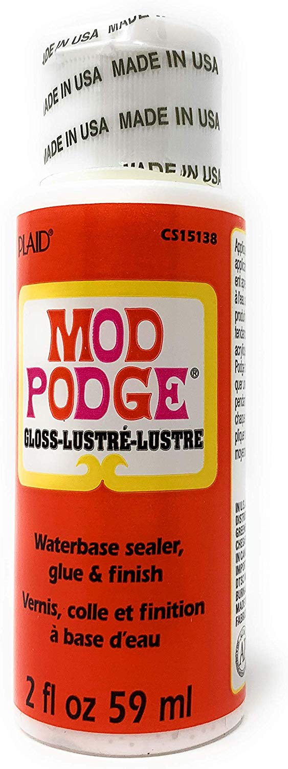 plaid mod podge water base sealer glue, finish gloss 2fl oz. cs15138