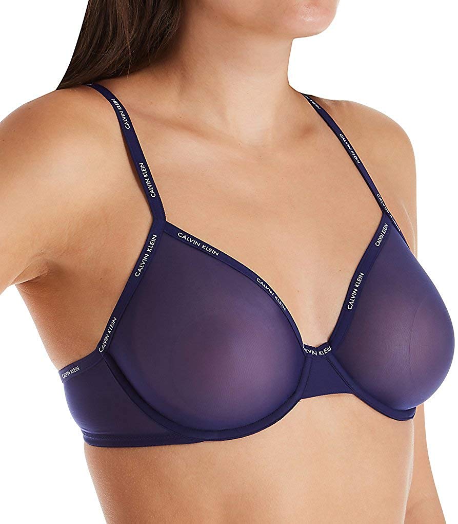 Buy Calvin Klein Sheer Marquisette Bra - One-color At 60% Off