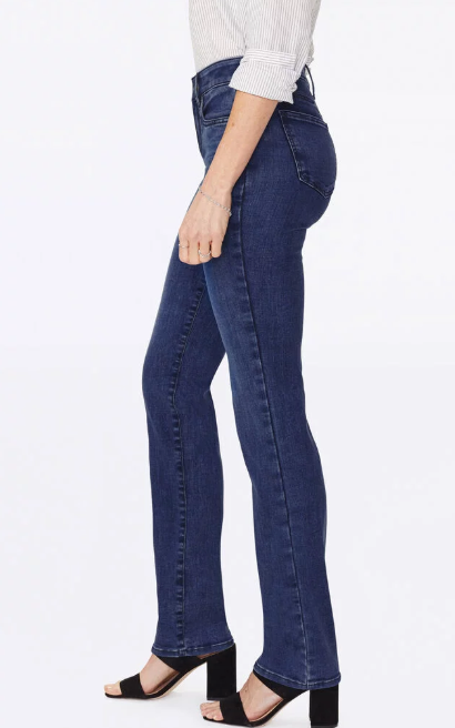Nydj Women's Marilyn Straight Jeans with High Rise