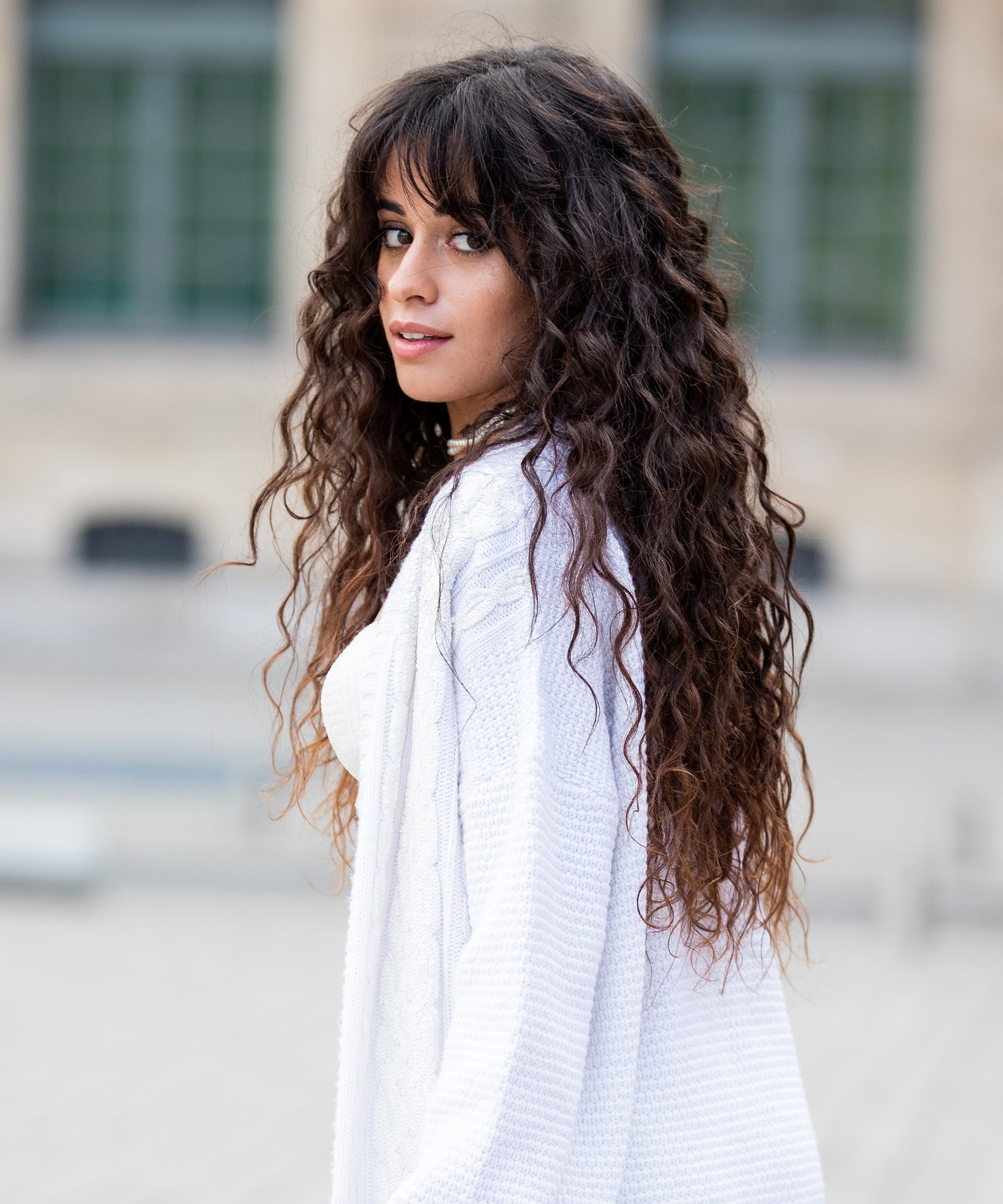 Paris, France -February 27, 2019: Street style outfit - Camila