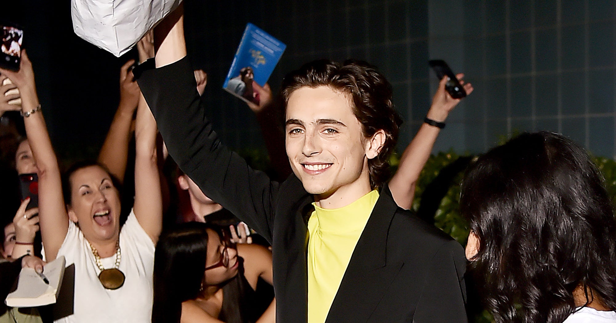 Timothee Chalamet Gave Out Bagels At The King Premiere