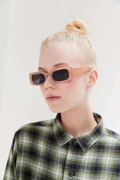 Urban Outfitters + Sade Slim Rectangle Sunglasses