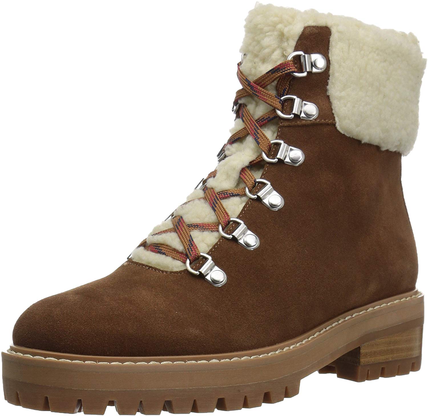 The Fix + Hiker Boot with Faux Shearling Trim