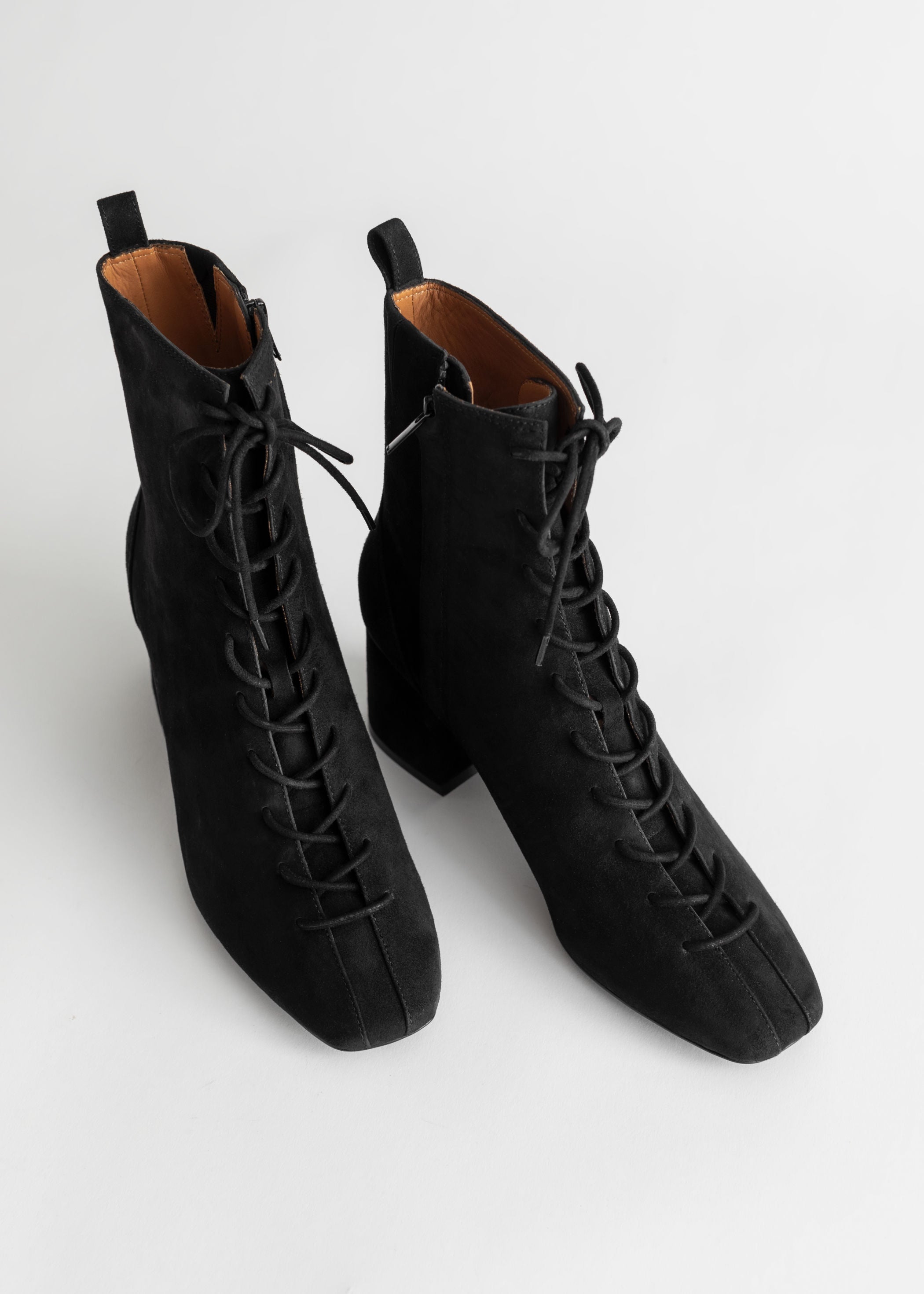 & other stories suede ankle boots