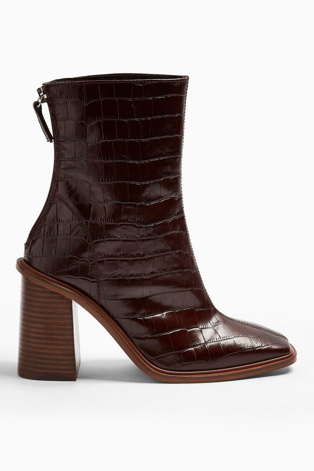 Burgundy best sale croc booties