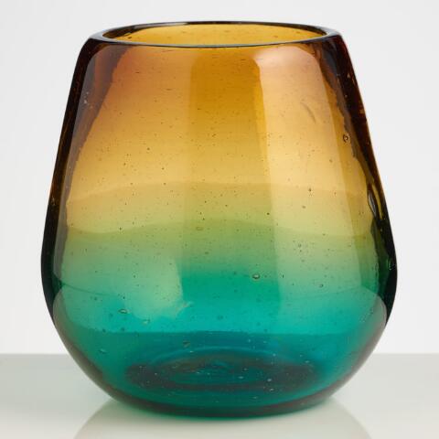 Iridescent Stemless Wine Glasses Set of 4 - World Market