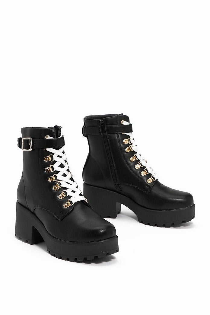 womens chunky boots