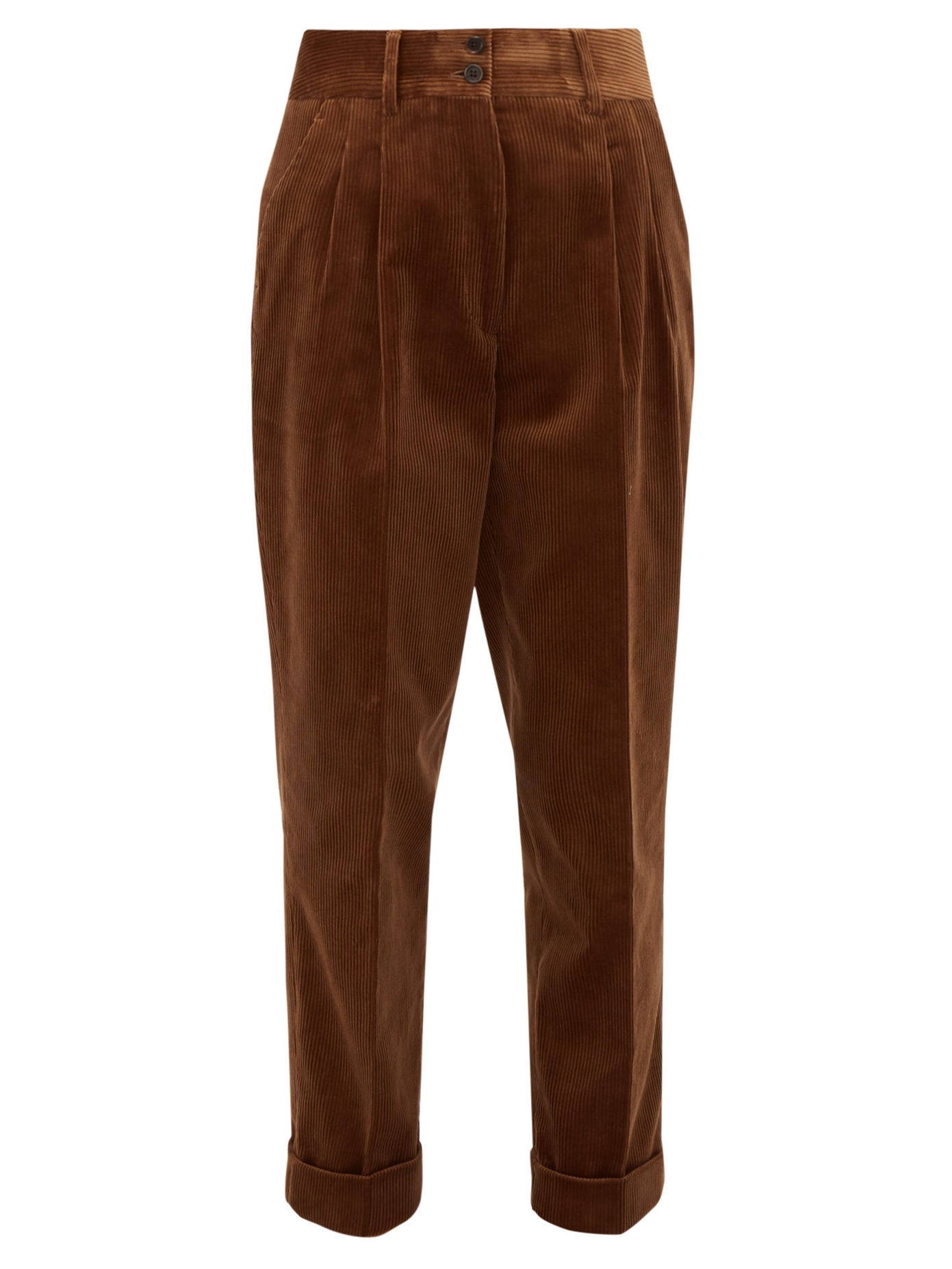 Margaret Howell + Pleated Corduroy Trousers