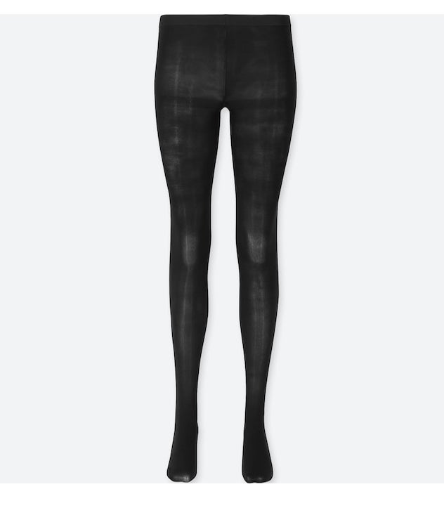 UNIQLO Women's HeatTech Leggings 10-Min Length Black Size: XS,S,M