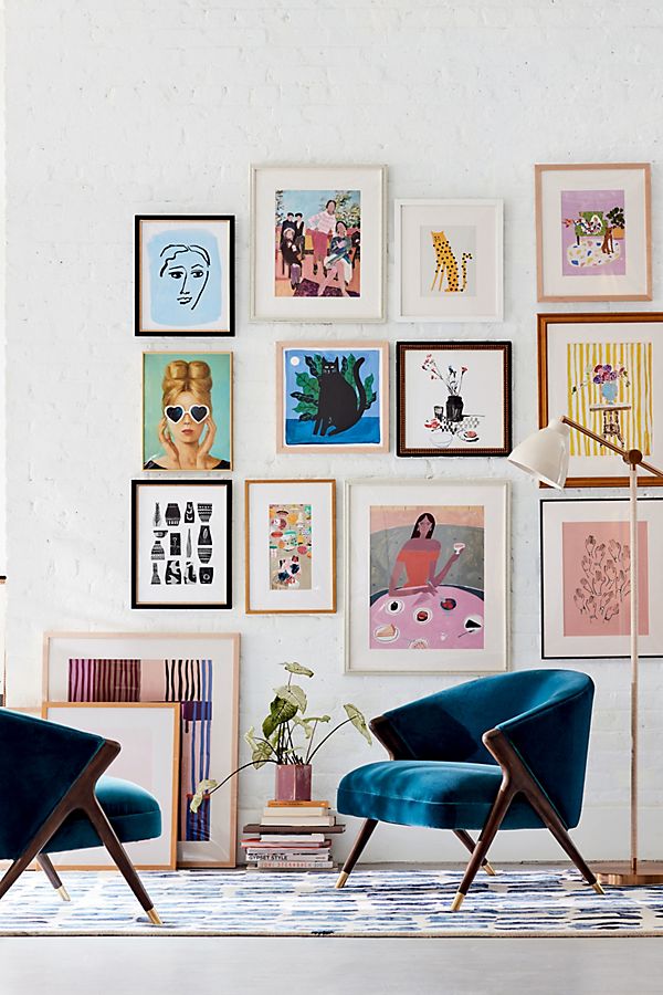 Anthropologie wall deals art