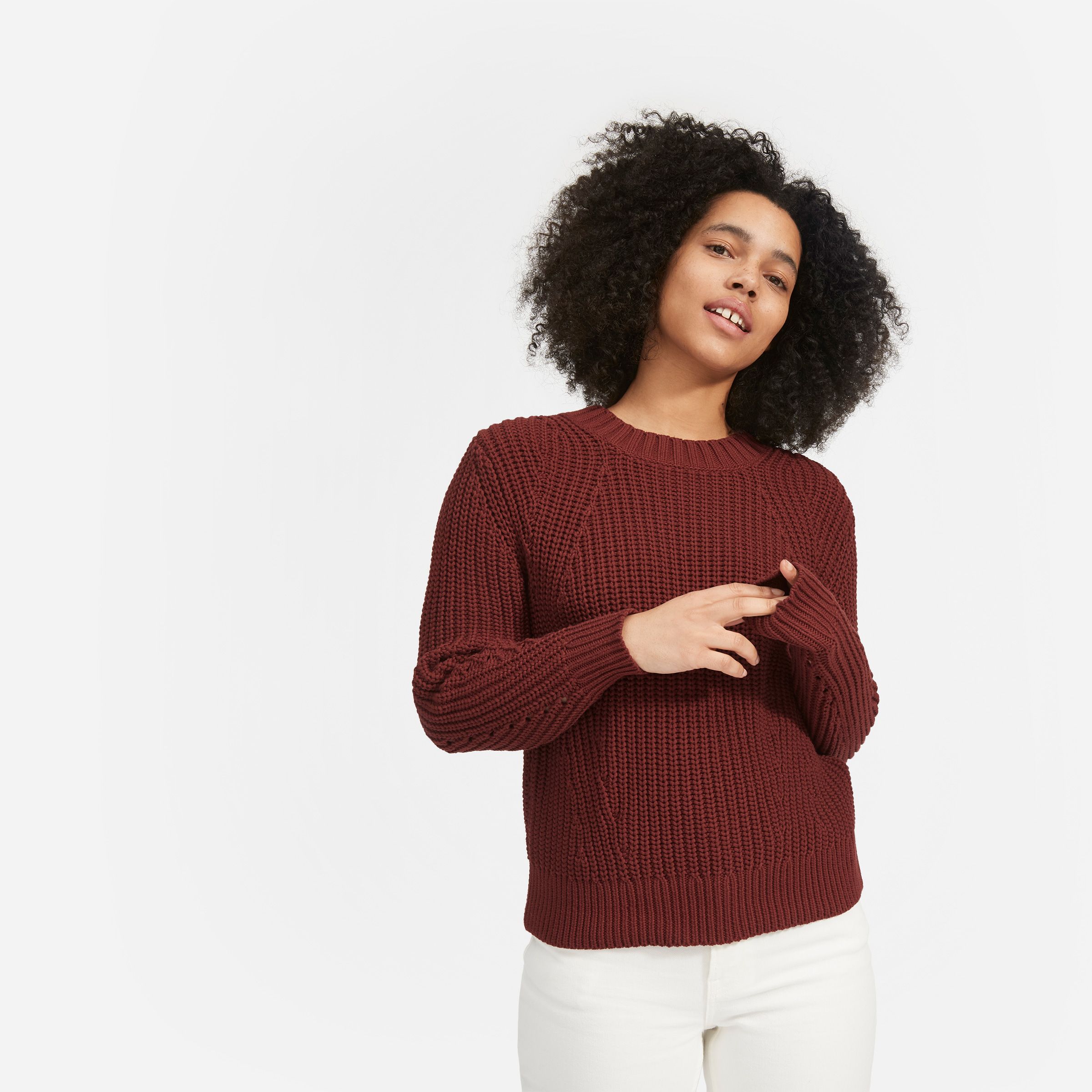 Everlane texture deals cotton crew