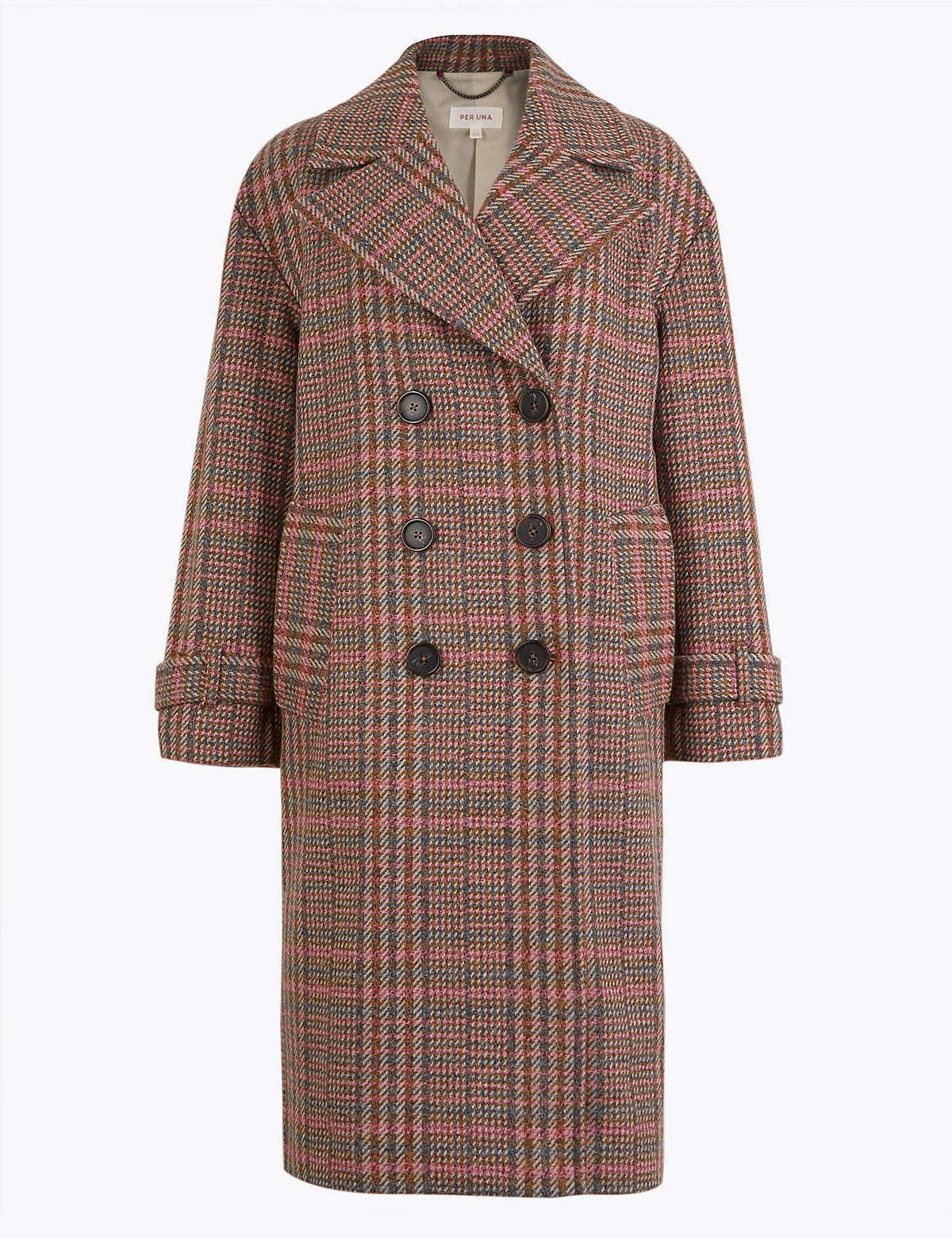 Per una pink clearance coat