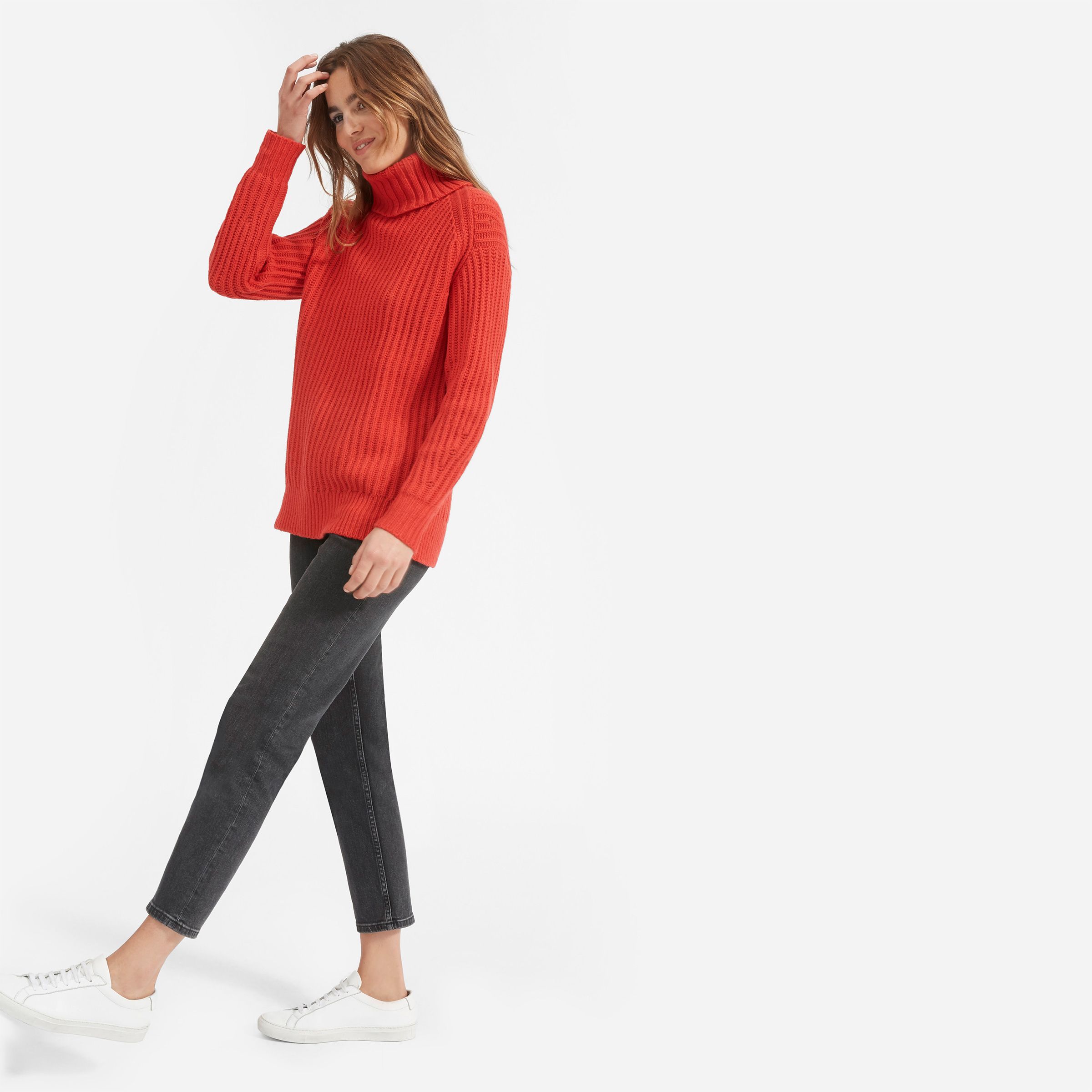 Everlane + The Italian Soft Wool Rib Turtleneck