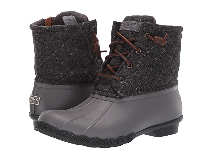 sperry duck boots wool