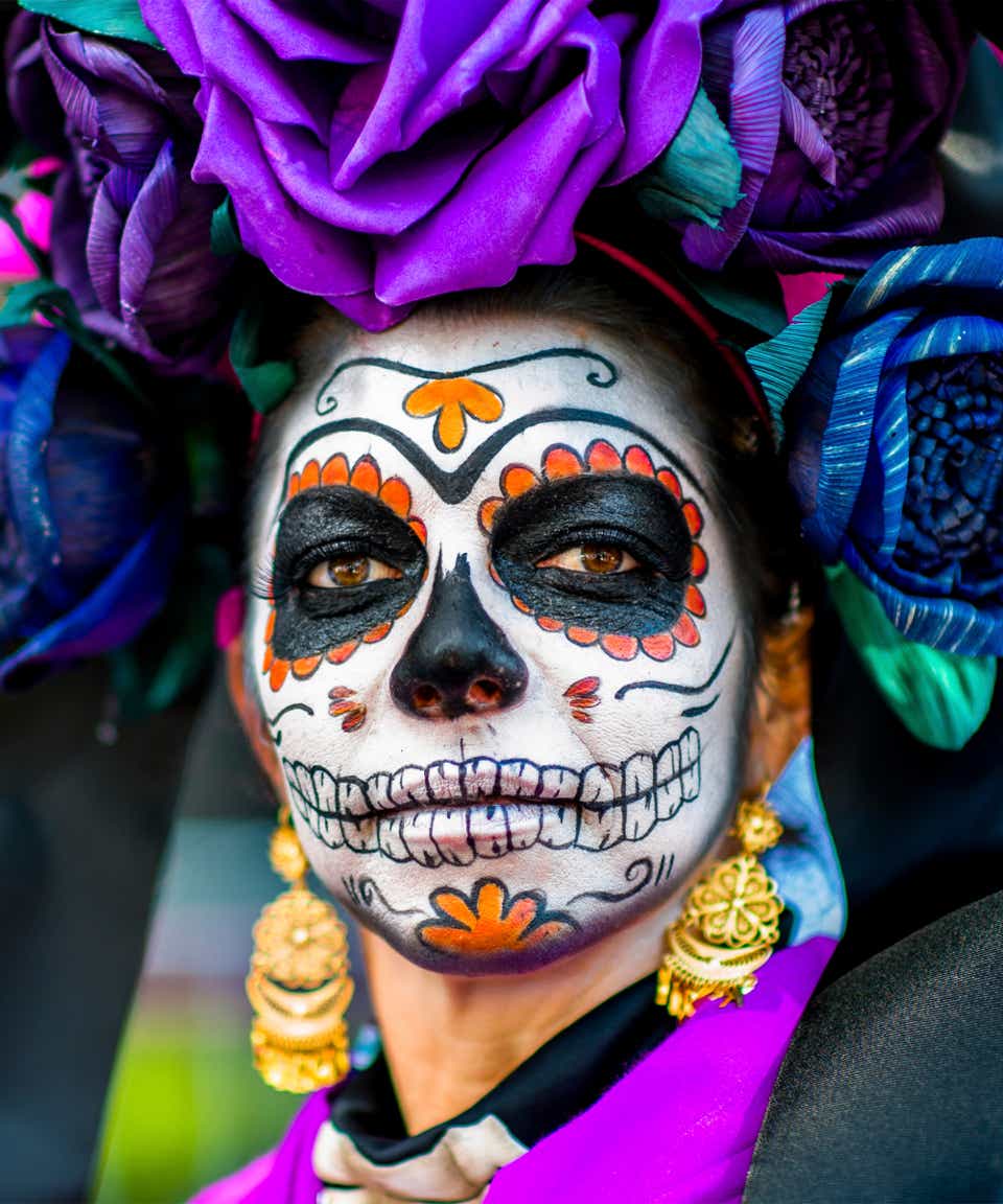 day of the dead face paint ideas for men