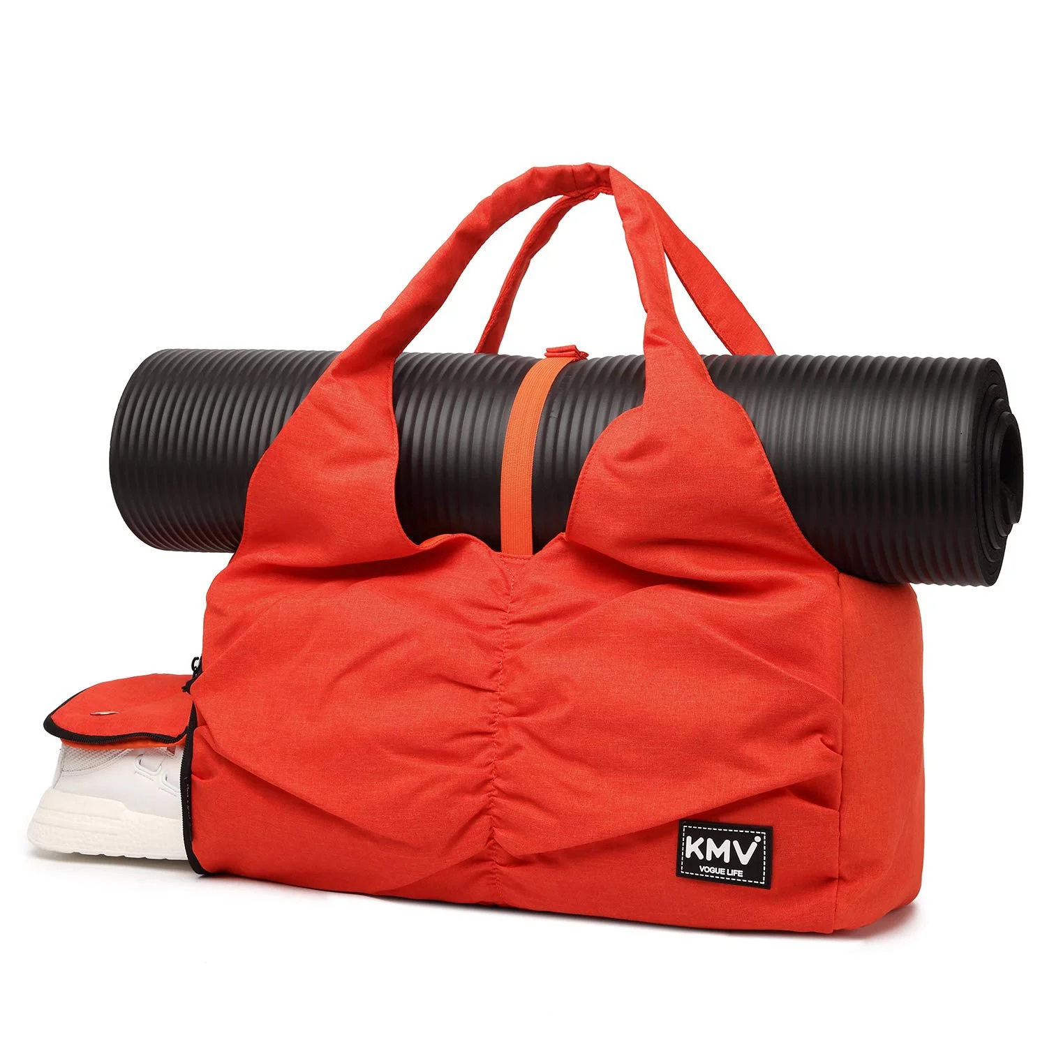 Travel Yoga Gym Bag for Women, Carrying Workout Gear, Makeup, and