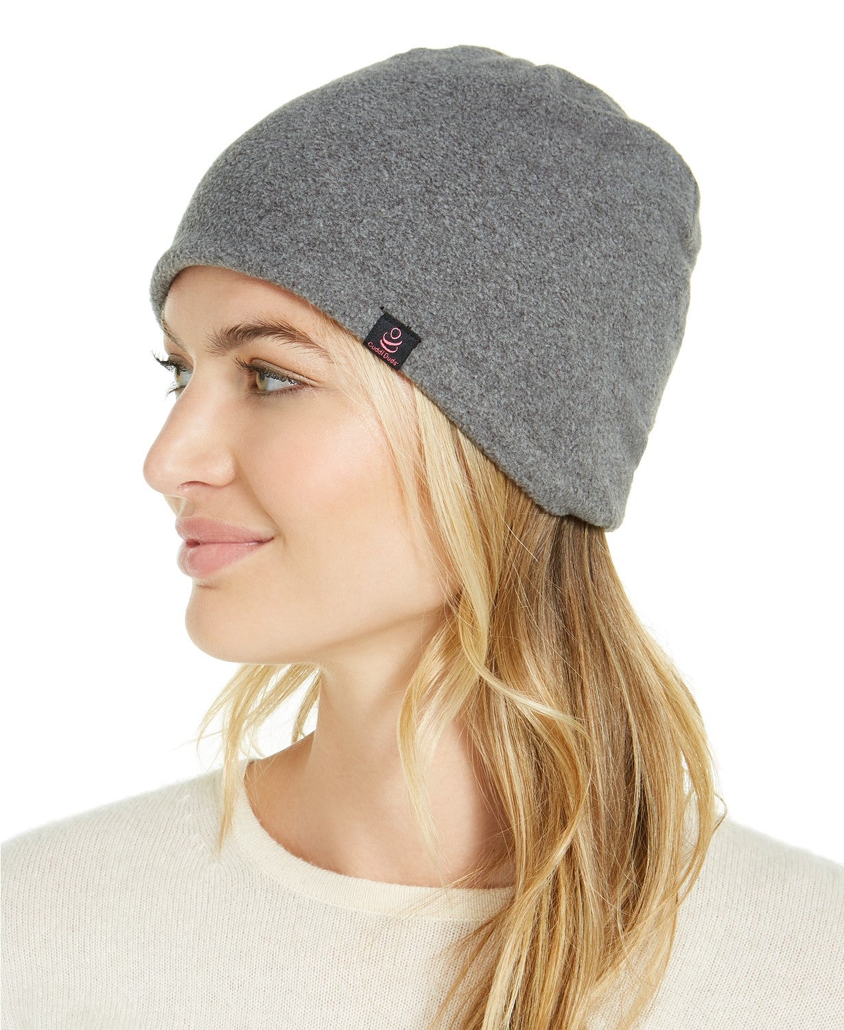 Cuddl Duds + Ruched Fleece Lined Beanie