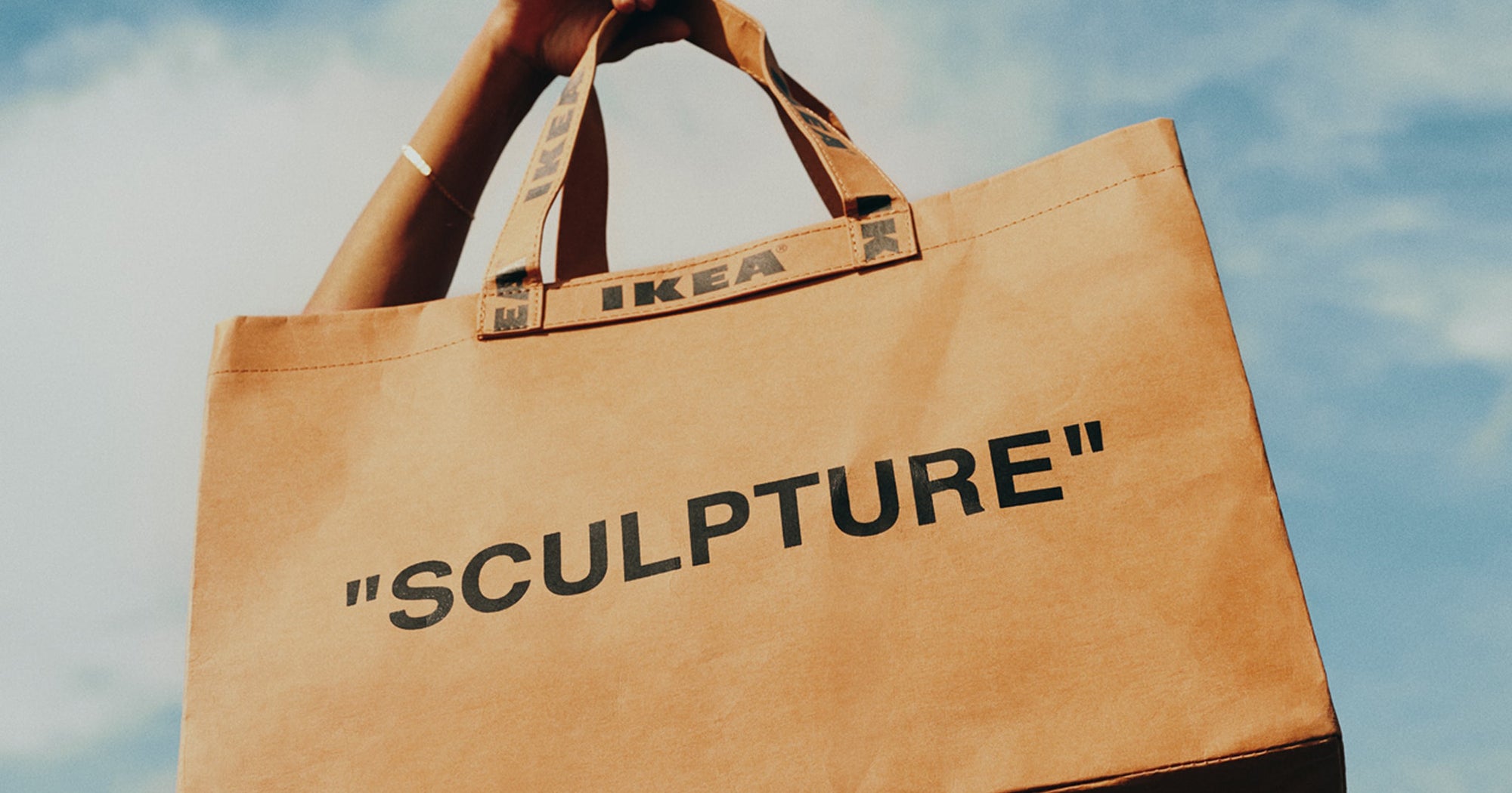 Luxury (not really) Bag Haul- Virgil Abloh x Ikea paper bag 