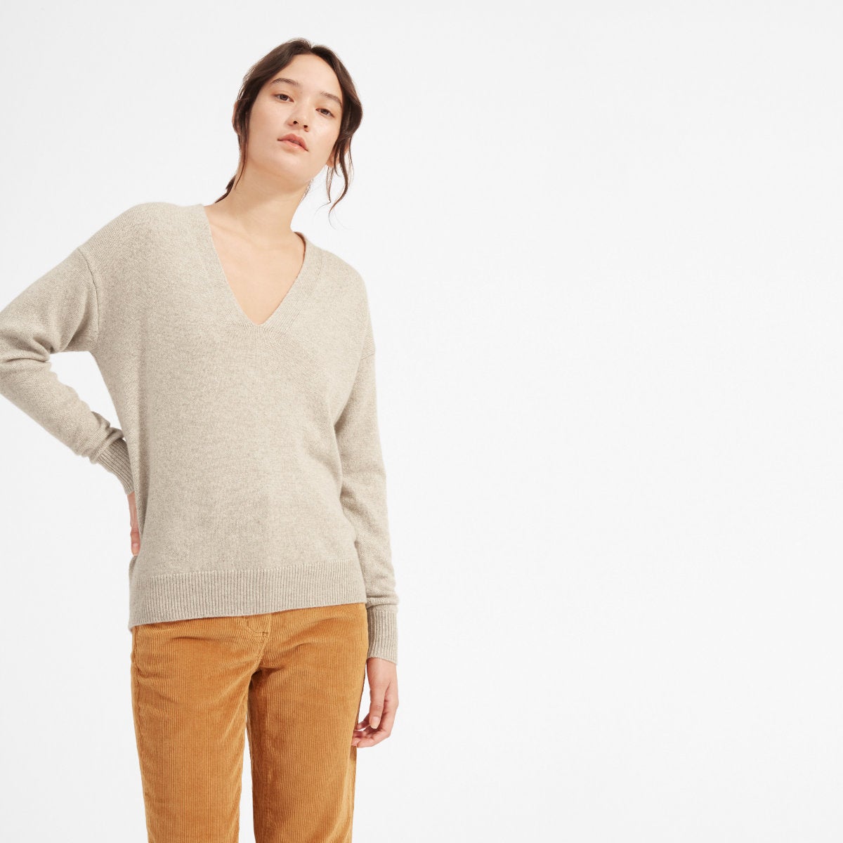 EVERLANE The popular Cashmere V-Neck Sweater