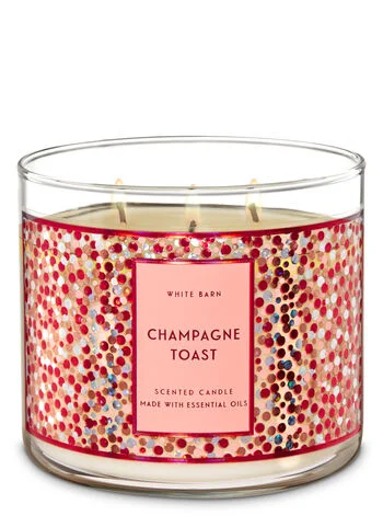  Champagne Toast 3 Wick Candle 14.5 oz / 411 g (2022) : Home &  Kitchen