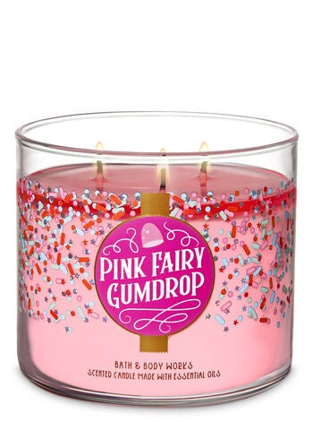 hot pink candle bath and body works