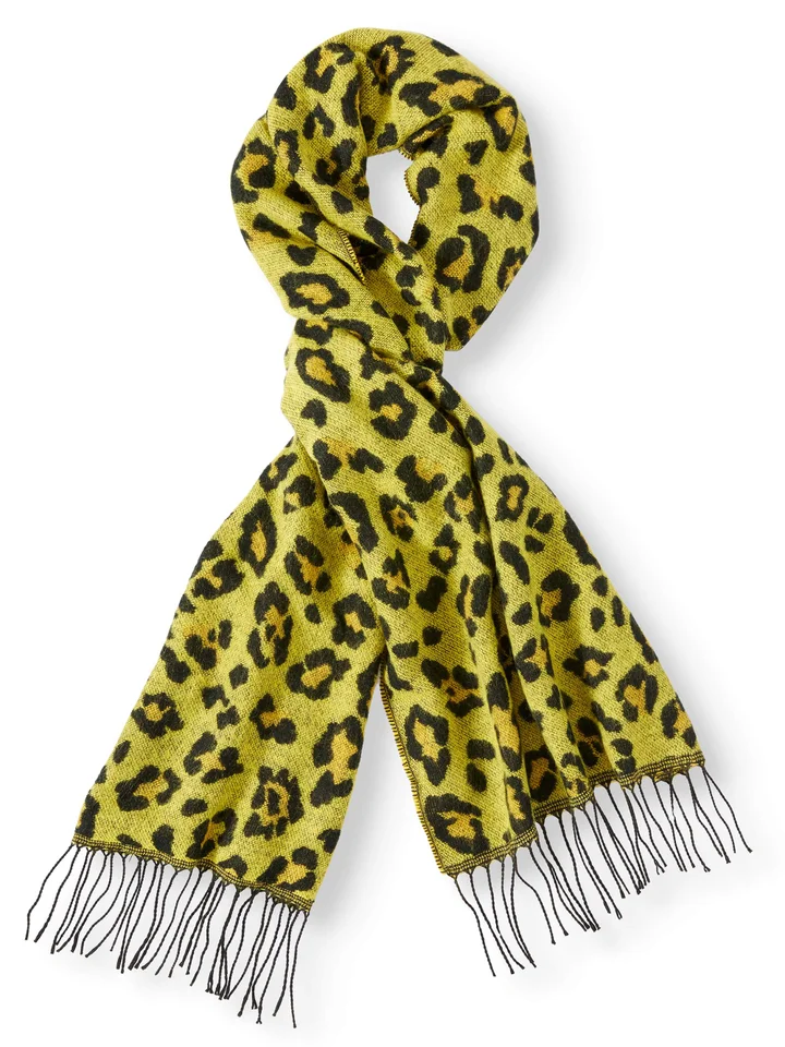 Takeoutsome Women Fall Winter Scarf Classic Leopard Print Scarf Warm Soft  Chunky Large Blanket Wrap Shawl Scarves 1 Pack