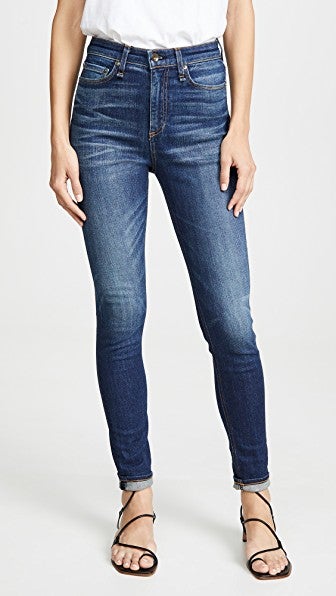 rag & bone/JEAN + Nina High-Rise Skinny Jeans