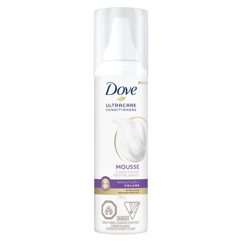 Dove + Ultracare Weightless+Volume Conditioner Foam