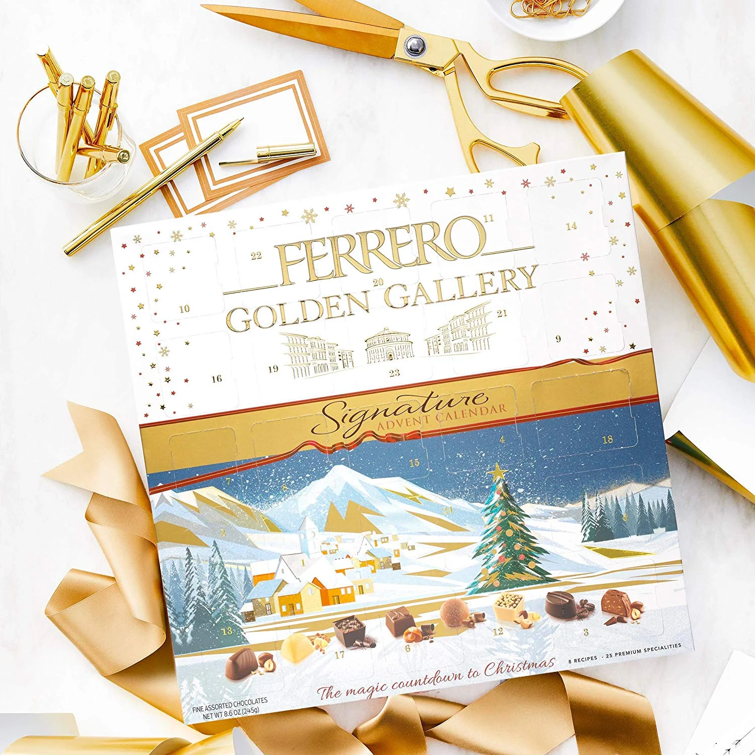 Ferrero Rocher Golden Gallery Signature Advent Calendar