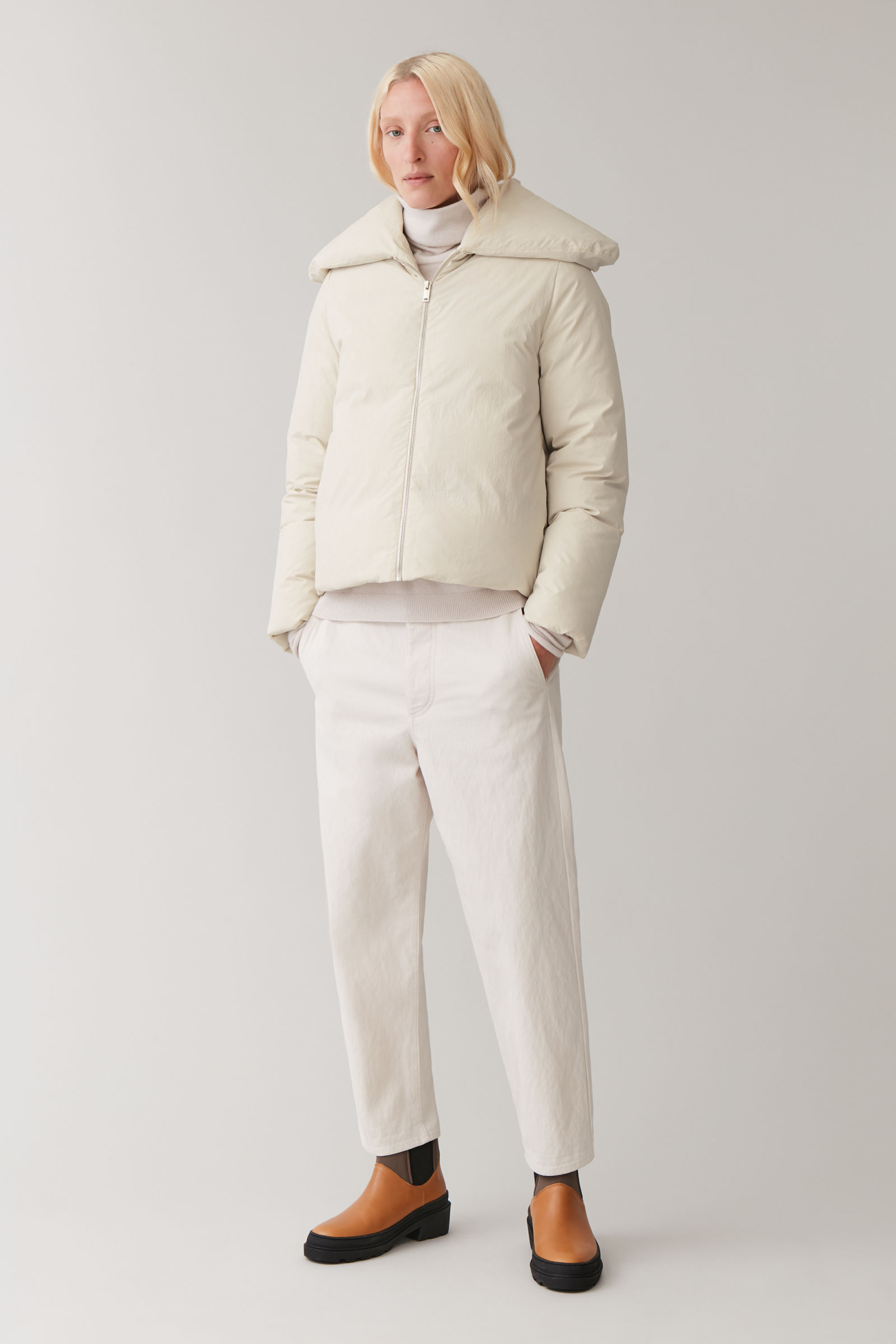 COS + Cropped Puffer Coat