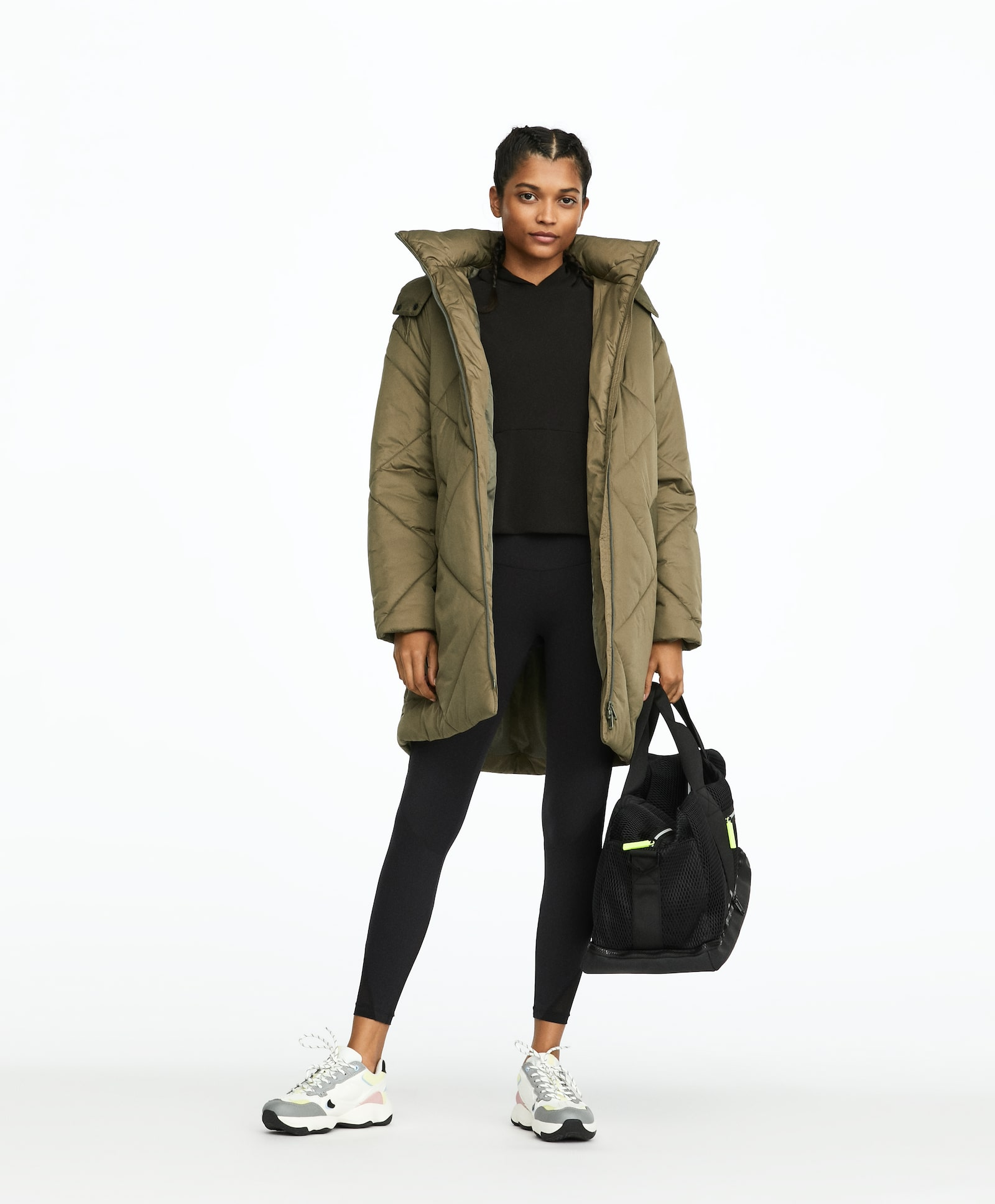 Oysho + Water Repellent Padded Jacket