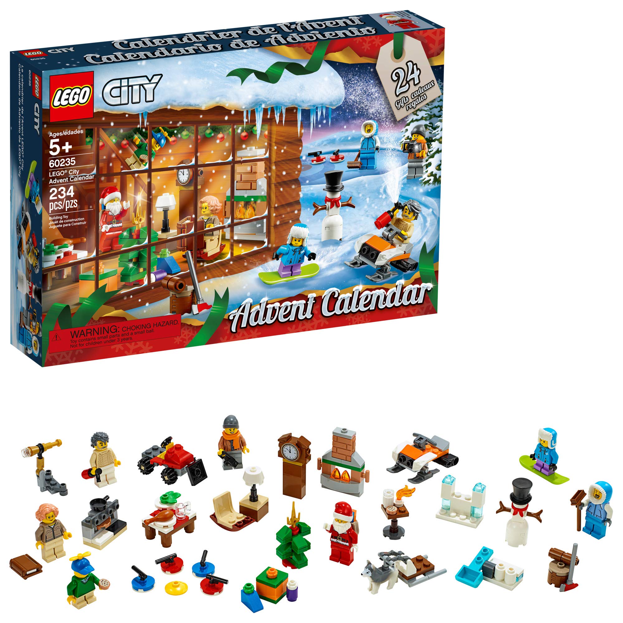 LEGO Advent Calendar Building Kit 2019 234 Pieces 