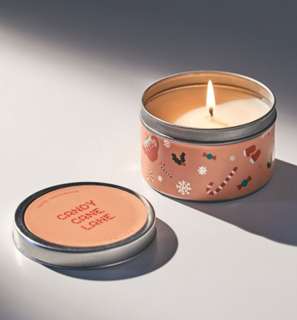 Urban Outfitters + Holiday Artist Print Tin Candle