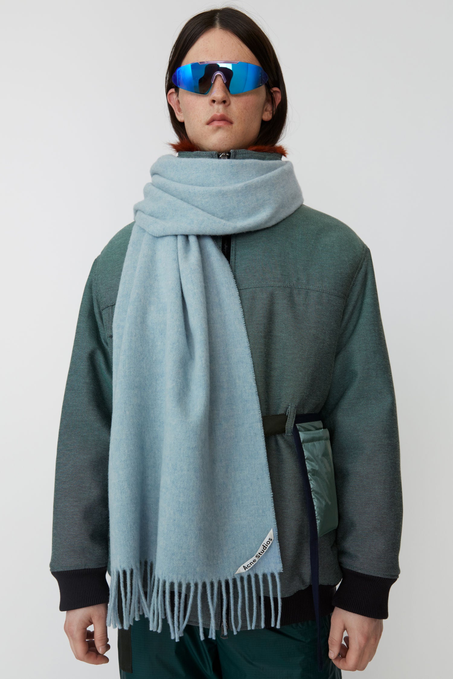 Acne studios narrow hot sale scarf