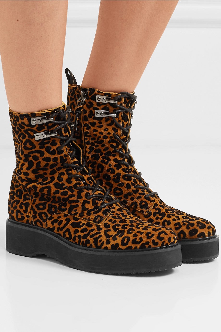 In Charge Leopard-Print Ankle Boots