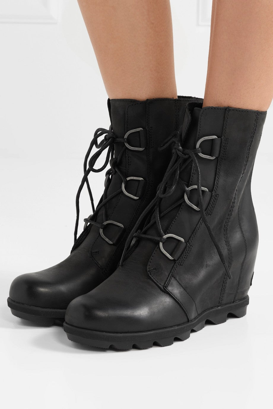 Sorel joan of store arctic wedge ii black