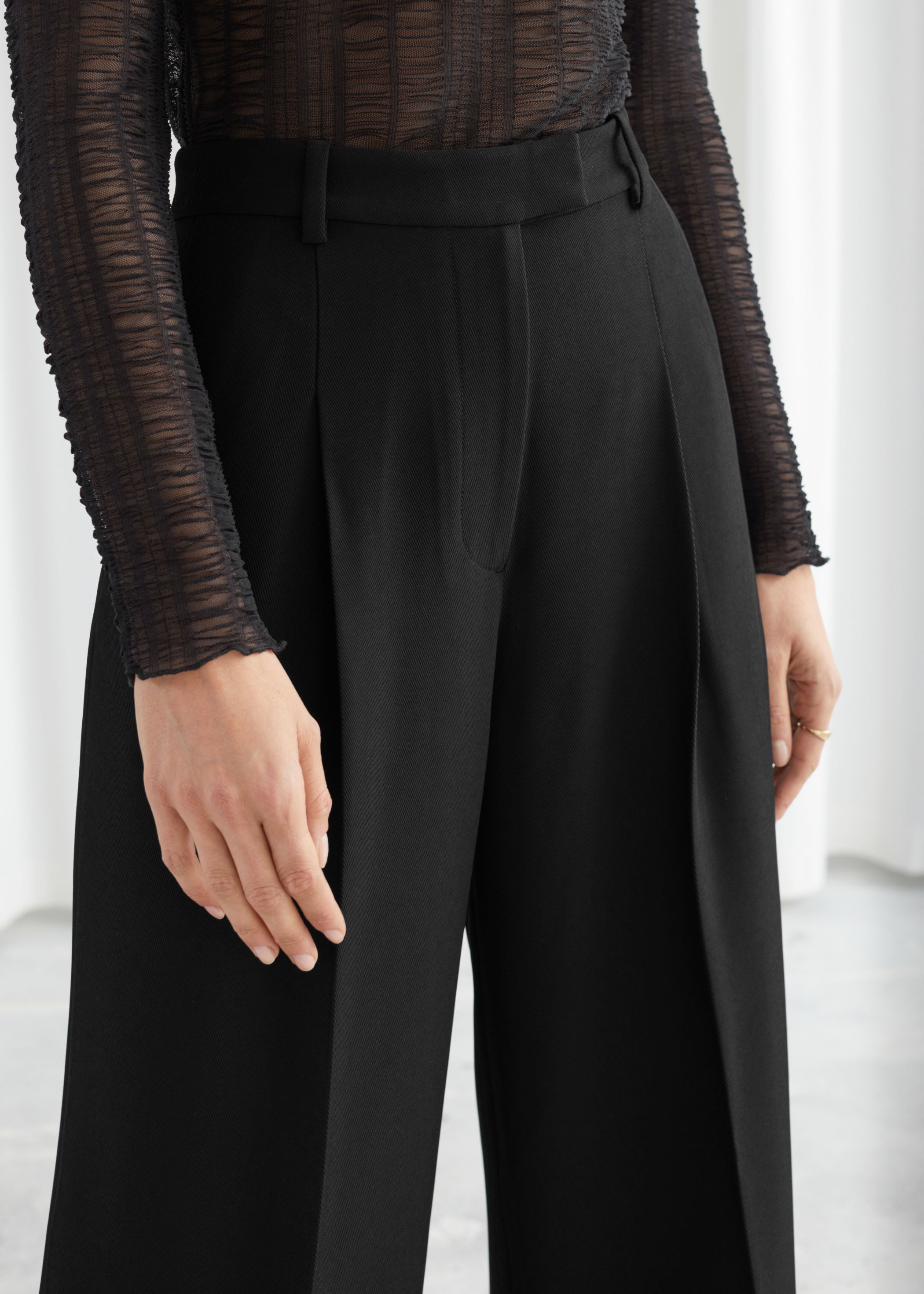 & Other Stories + Tailored Relaxed Trousers