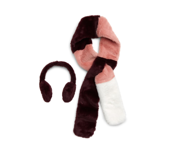 ear muffs and scarf set