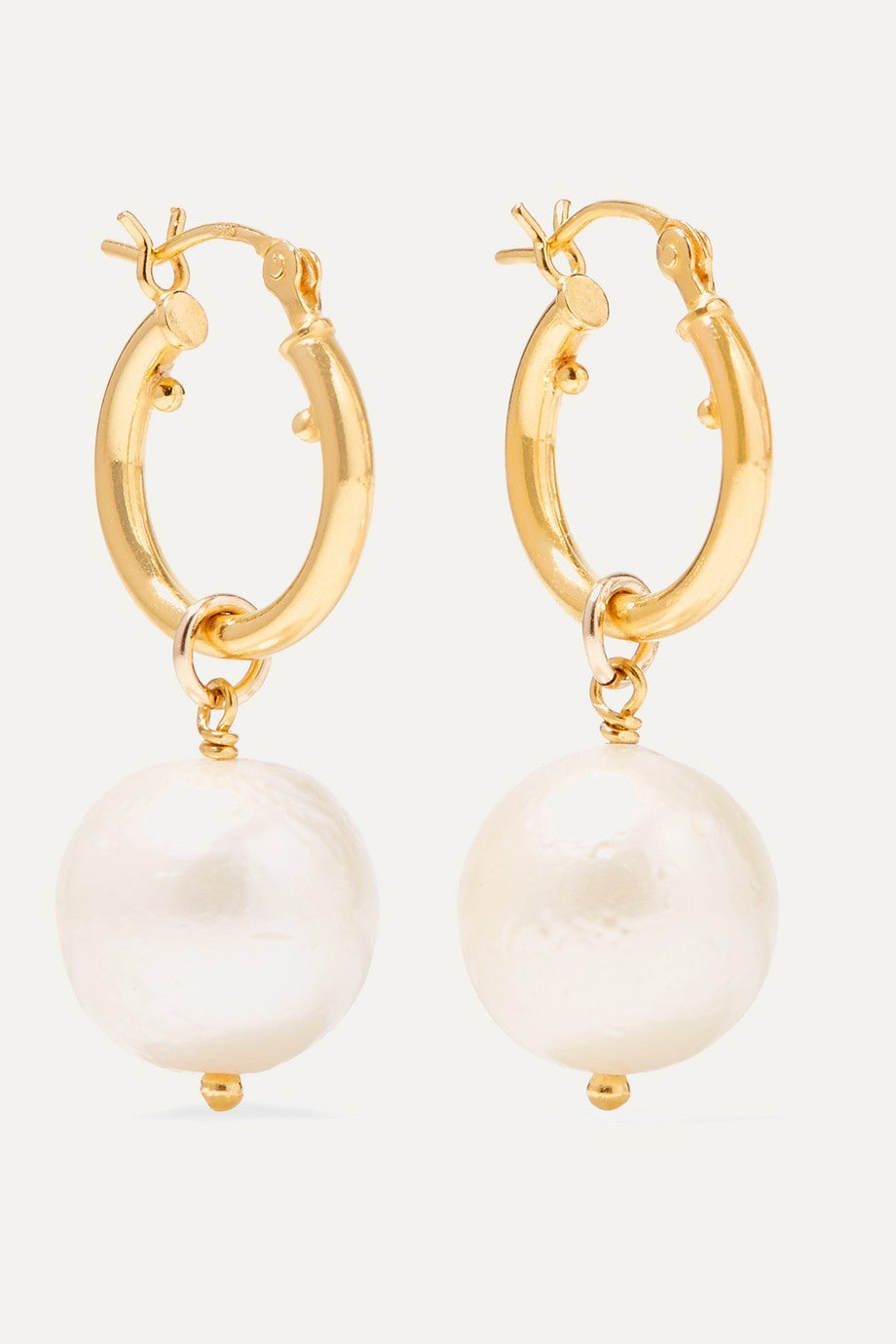 Chan Luu Gold Plated Pearl Earrings