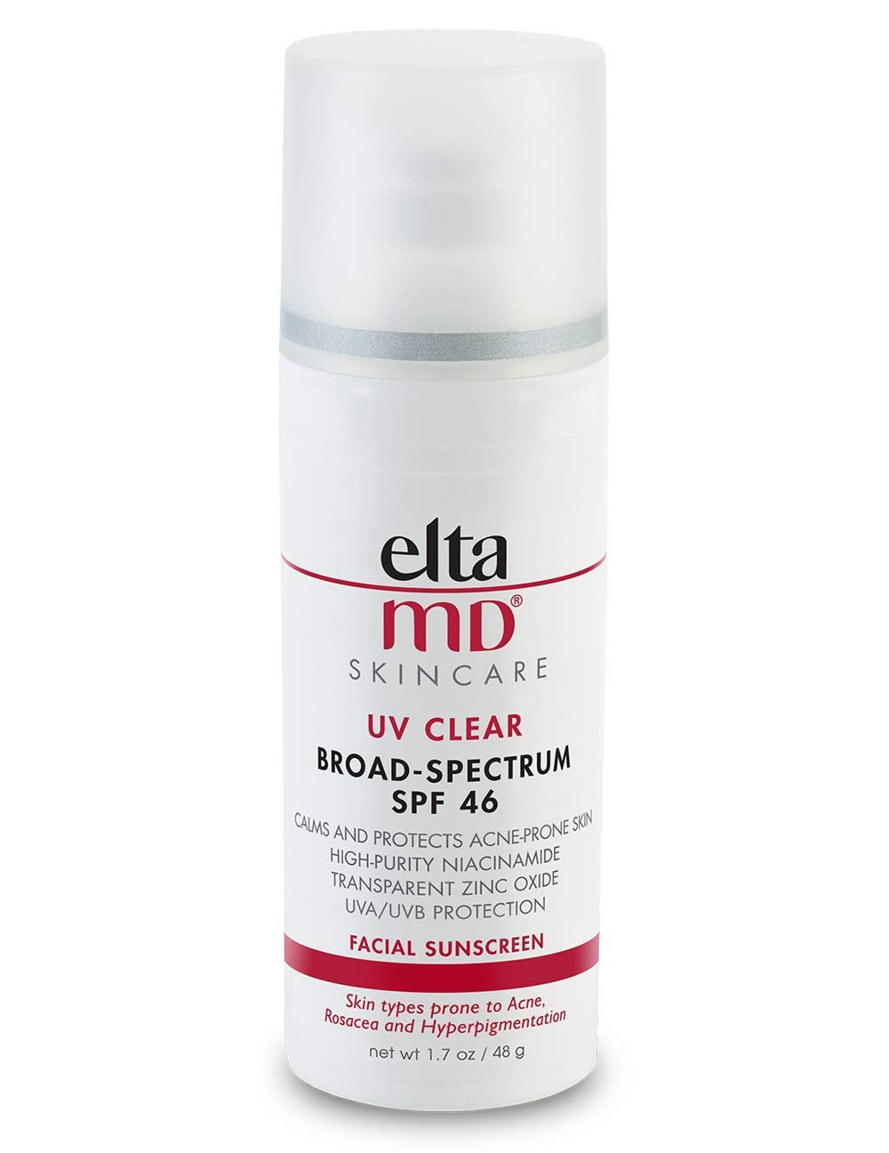 eltamd uv clear facial sunscreen broad