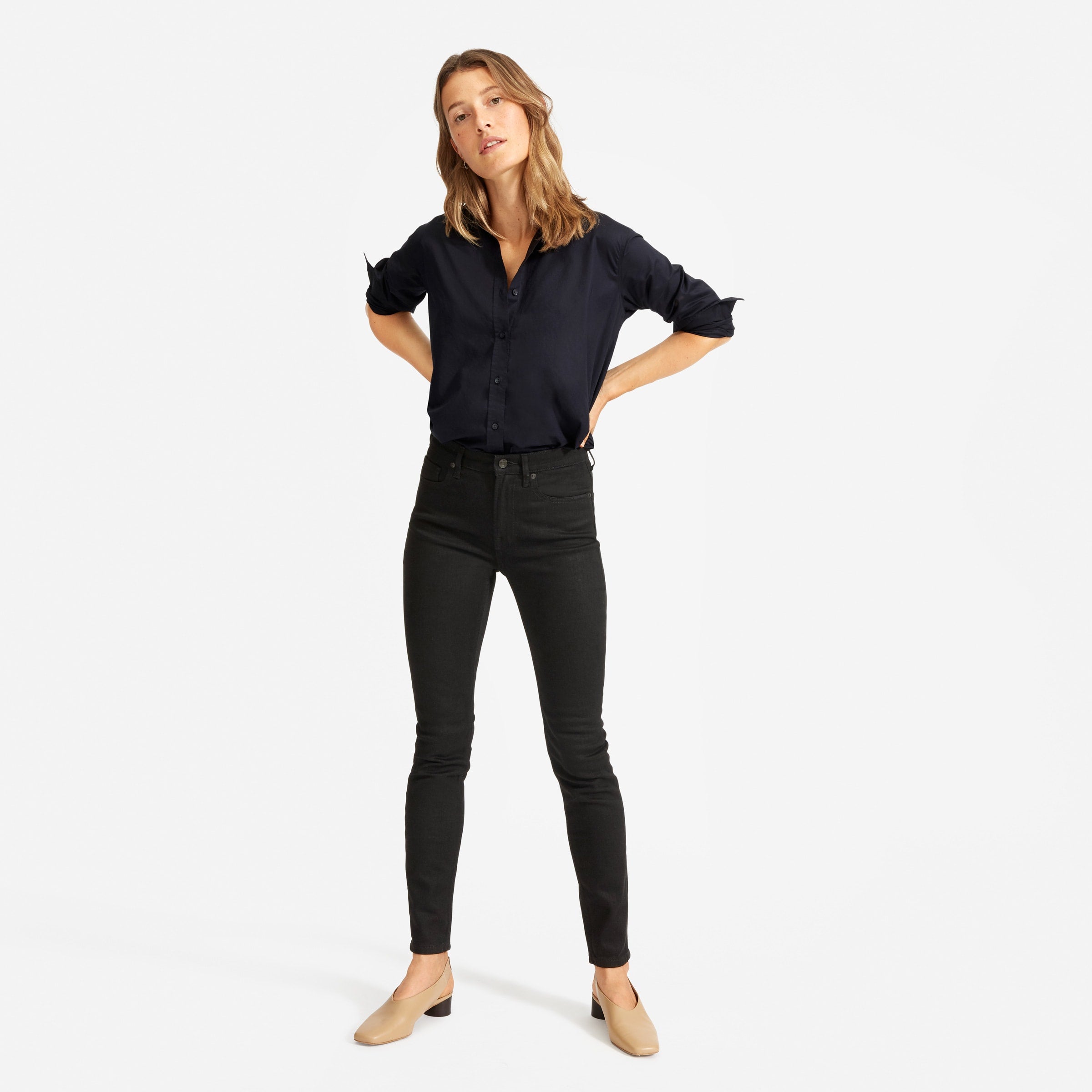 Everlane The Mid Rise Skinny Jean