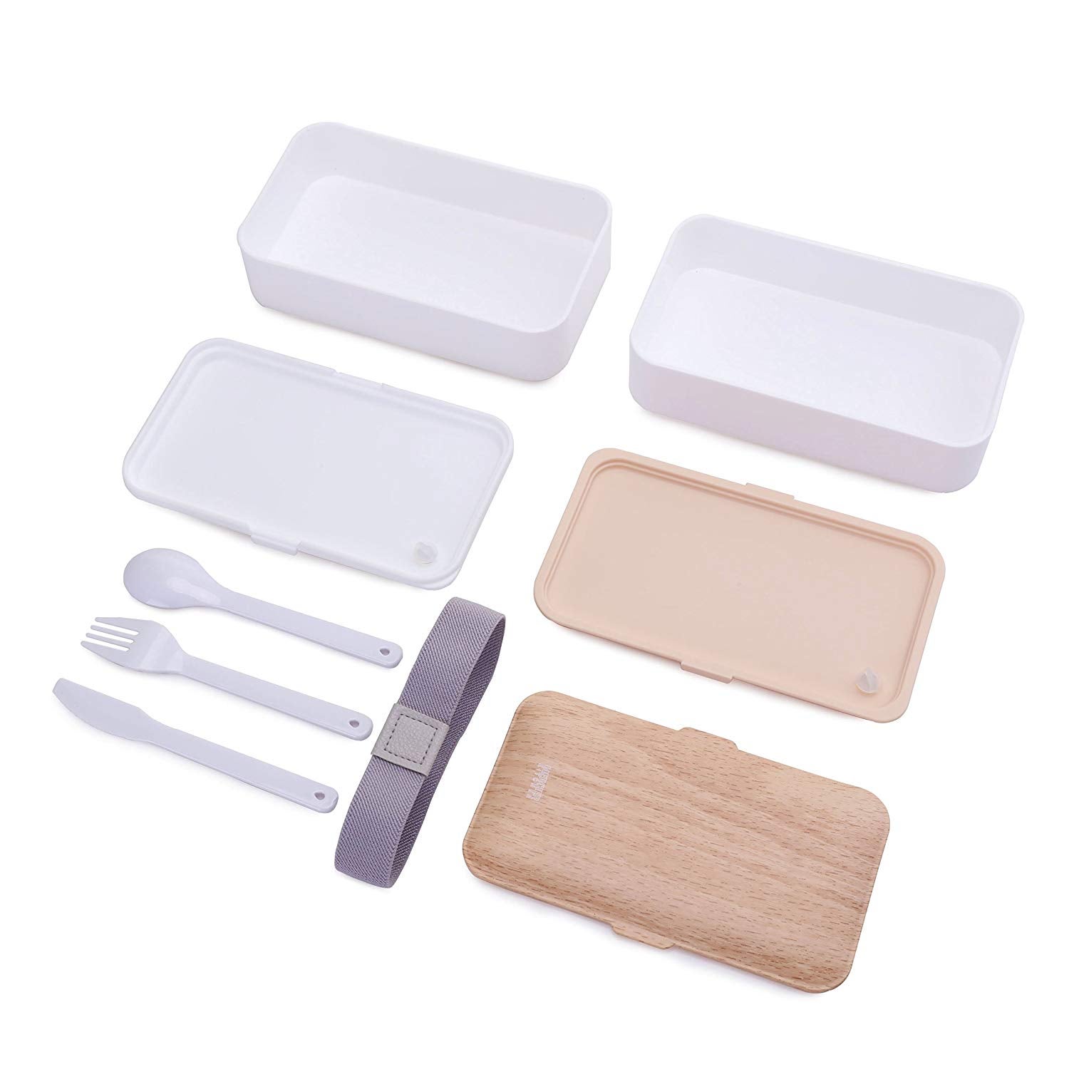 Mercier Kitchen + Bento Lunch Box With Cutlery Set