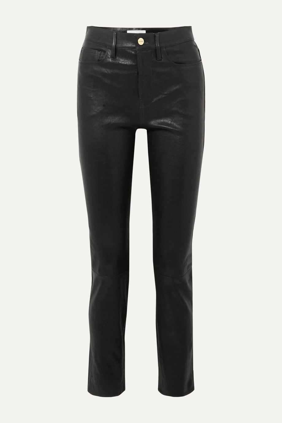 frame le high leather pants